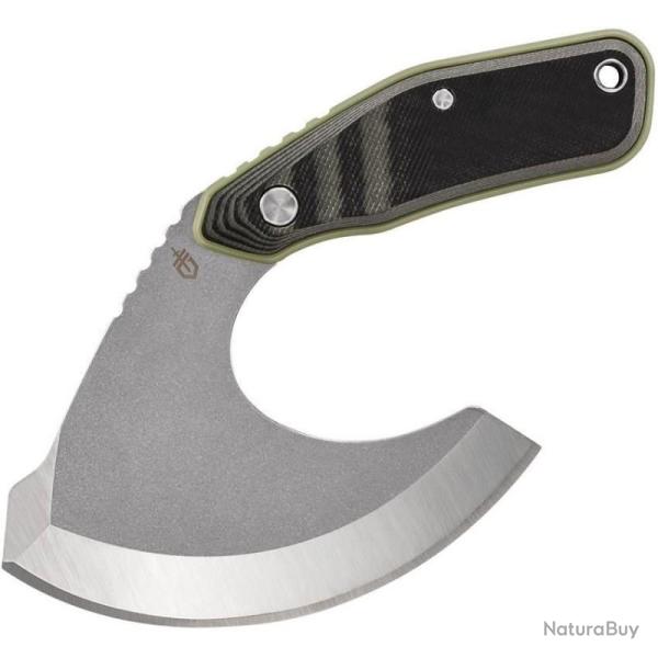 Couteau Fixe Gerber Downwind Ulu Lame Acier 7Cr17MoV Manche G10 �tui Toile G3937