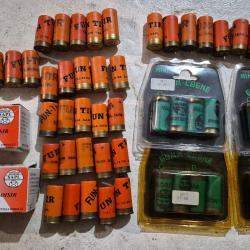 Lot de 80 cartouches SAPL 12/50 gomme cogne