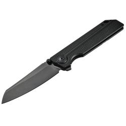 Couteau Oknife XEN-OAL Frame Lock Lame S45VN Manche Aluminium OAL Noir Mat OKNXENOALMB