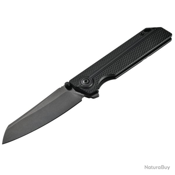Couteau Oknife XEN-OAL Frame Lock Lame S45VN Manche Aluminium OAL Noir Mat OKNXENOALMB