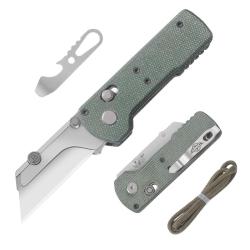 Couteau Utilitaire Oknife U1 Manche Micarta Vert Lame Rempla&ccedil;able OKNU1GM