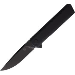 Couteau Se7en Plus Hera Lame Acier D2 Drop Point Manche G10 Noir Liner Lock SPL240506BK
