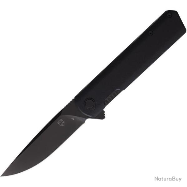 Couteau Se7en Plus Hera Lame Acier D2 Drop Point Manche G10 Noir Liner Lock SPL240506BK