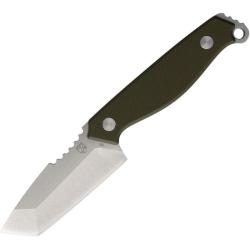 Couteau Fixe Se7en Plus Raptor Lame Acier D2 Tanto Manche G10 OD Vert &Eacute;tui Kydex SPL240503ODS
