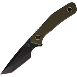 Couteau Fixe Se7en Plus Strider Lame Acier D2 Tanto Manche G10 OD Vert &Eacute;tui Kydex SPL240502OD
