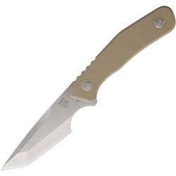 Couteau Fixe Se7en Plus Strider Lame Acier D2 Tanto Manche G10 Flat Dark Earth &Eacute;tui Kydex