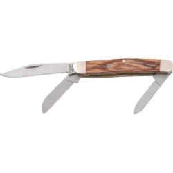 Couteau Bear & Son Medium Stockman Lame Inox Manche Bois Rosewood 3 Lames Slip Joint USA BC218R
