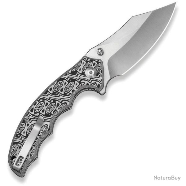Couteau Civivi Pentad Liner Lock Lame Acier Nitro-V Manche Micarta Vortex Noir Ball Bearing