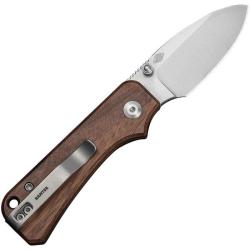 Couteau Civivi Baby Banter Slip Joint Lame Acier Nitro-V Manche Bois Guibourtia CIVC25066A2