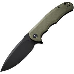 Couteau Civivi Praxis Liner Lock Lame Acier 9Cr18MoV Manche G10 Vert Ball Bearing CIVC803F