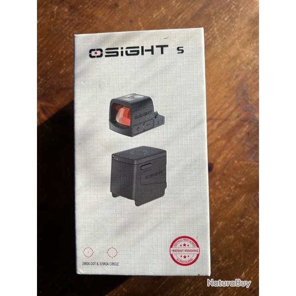 Point rouge Osight s avec support rail picatinny