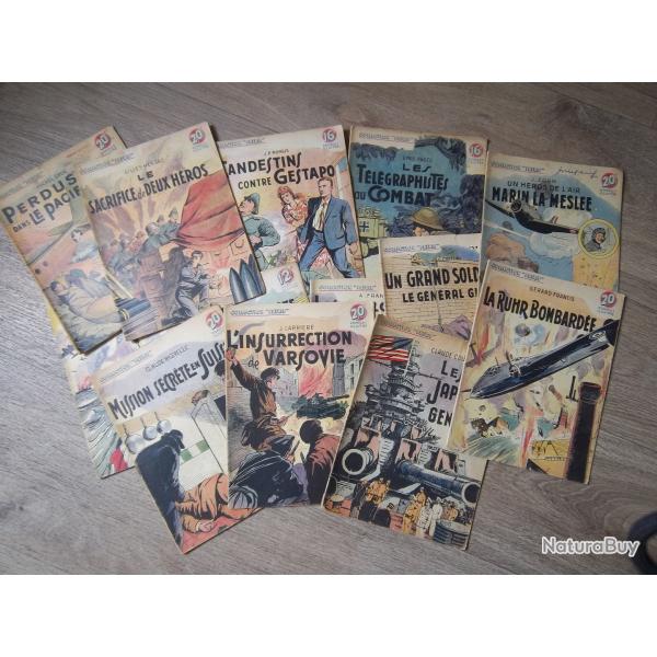 lot 16 revues "patrie" ann�es 1945/50 collection militaire