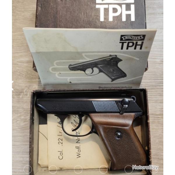 RARE ! Walther TPH - 22 LR - �tat Collection - Bo�te d'origine - pistolet micro compact "de poche".
