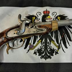 Pistolet prussien ( allemand)  modele 1850 de la guerre de 1870 1871 du 16e Ulhans.