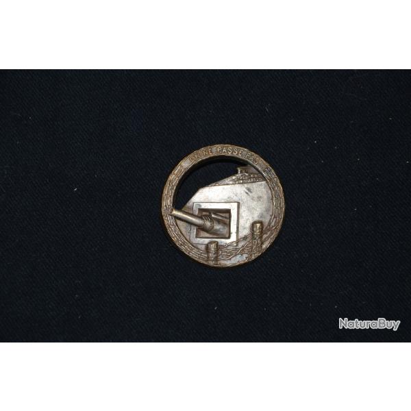 INSIGNE LIGNE MAGINOT ON NE PASSE PAS-UNITE DE FORTERESSE CAMPAGNE DE FRANCE 1940-2�WW