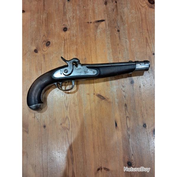 Tres rare Pistolet bavarois modele 1823 de cavalerie, de la guerre de 1870 1871.