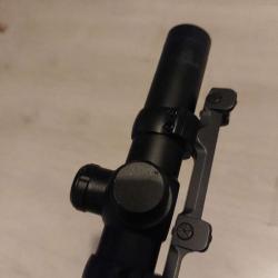 Montage blaser avec lunette de battue