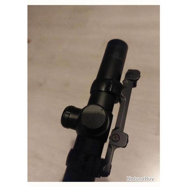 Montage blaser avec lunette de battue