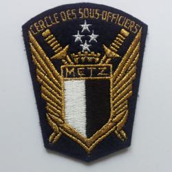 Ecusson Cercle des Sous Officiers de METZ