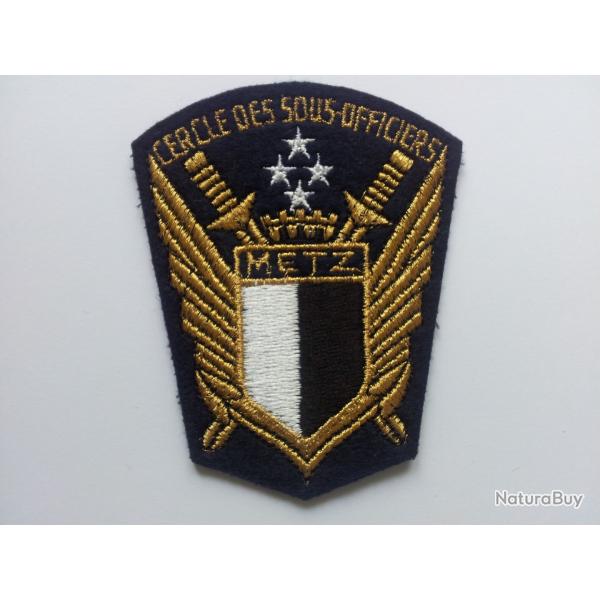 Ecusson Cercle des Sous Officiers de METZ