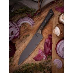 Couteau Microtech Utility Lame Acier M390MK Manche Carbone &Eacute;tui Feutre Made In USA MCT3400B1DLCCFS