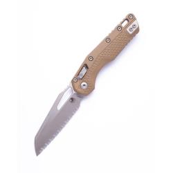 Couteau Microtech MSI Lame Acier M390MK Manche Polym&egrave;re Dark Earth RAM-LOK Made In MCT210T12APPMDE