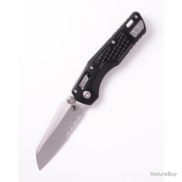 Couteau Microtech MSI Mini Lame Acier M390MK Manche Aluminium Noir RAM-LOK Made In USA MCT210M11FR