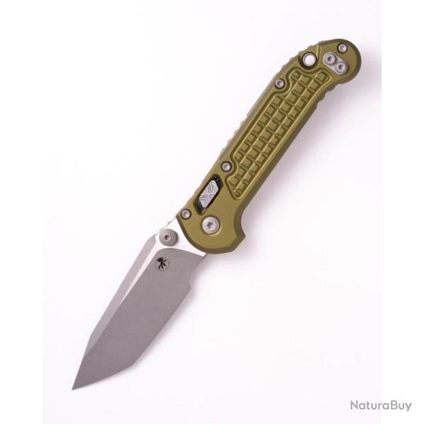 Couteau Microtech LUDT Lame Acier M390MK Manche Aluminium Vert Od RAM-LOK Made In USA MCT58493