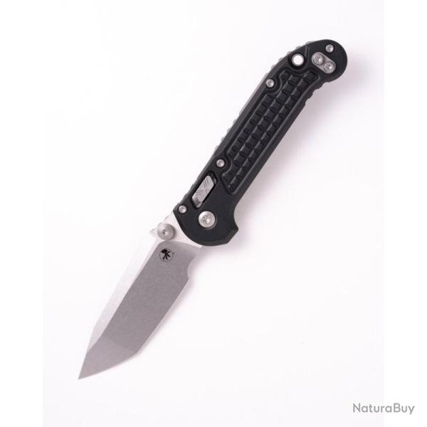 Couteau Microtech LUDT Lame Acier M390MK Manche Aluminium Noir RAM-LOK Made In USA MCT1136RL10FR