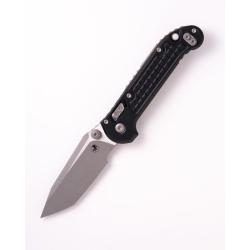 Couteau Microtech LUDT Lame Acier M390MK Manche Aluminium Noir RAM-LOK Made In USA MCT1136RL10APFR