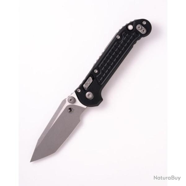 Couteau Microtech LUDT Lame Acier M390MK Manche Aluminium Noir RAM-LOK Made In USA MCT1136RL10APFR