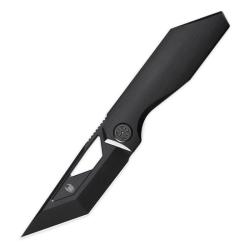 Couteau Cavol Shimo Lame Acier M390 Manche Titane Noir Framelock CVLC05DDW