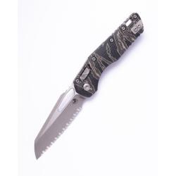 Couteau Microtech MSI Lame Acier M390MK Manche Polym&egrave;re Camo RAM-LOK Made In USA MCT210T12APPMTS