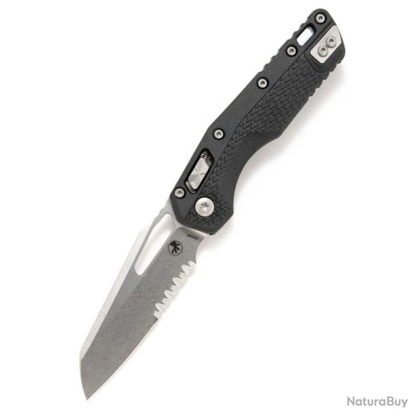 Couteau Microtech MSI Lame Acier M390MK Manche Polym�re Noir RAM-LOK Made In USA MCT210T11PMBKA1