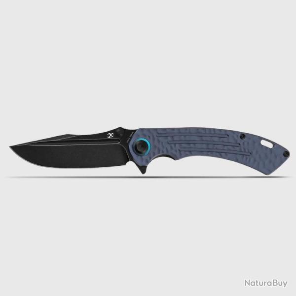 Couteau Kansept Knives Pretatout Lame Acier CPM-S35VN Manche Aluminium Violet Liner Lock K1032A6