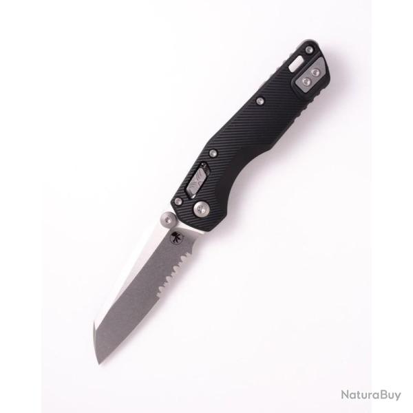 Couteau Microtech MSI Mini Lame Acier M390MK Manche Aluminium Noir RAM-LOK Made In USA MCT210M11FL