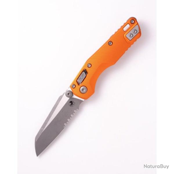 Couteau Microtech MSI Mini Lame Acier M390MK Manche Aluminium Sable RAM-LOK Made In USA