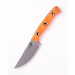 Couteau Fixe Microtech Akris Lame Acier M390MK Manche G10 Ember &Eacute;tui Kydex Made In USA MCT9510EM5