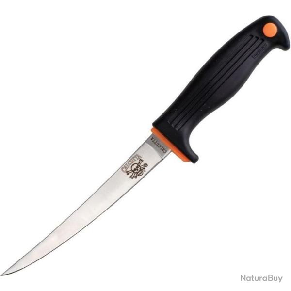 Couteau Fixe Kershaw Calcutta Fillet Lame Acier 420J2 Manche Caoutchouc Noir �tui KS43006