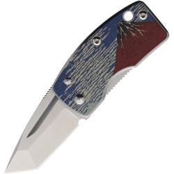 Couteau G.Sakai Ukimon Lame Acier VG-10 Manche Inox Mont Fuji Frame Lock Made In Japan GS11603
