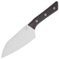 Couteau Santoku Microtech 15,2 cm Lame Acier M390MK Manche G10 Cerise Noire USA MCT320010BC