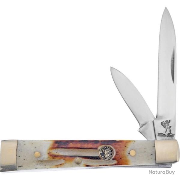 Couteau Pliant Frost Cutlery Doctor Lame Acier Inox Manche Os Second Cut Beige Slip Joint FWT974SC