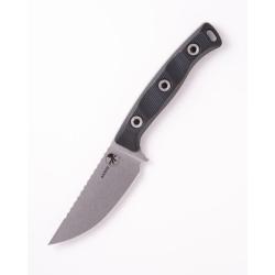 Couteau Fixe Microtech Akris Lame Acier M390MK Manche G10 Noir &Eacute;tui Kydex Made In USA MCT9510BK5