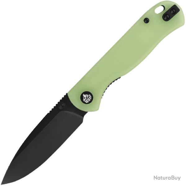 Couteau Pliant QSP Ferret Lame Acier Nitro-V Manche R�sine Phosphorescente Verte Liner Lock QS170C2