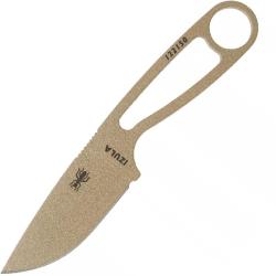 Couteau Fixe ESEE Izula Kit Lame Acier 1095 Manche Acier Dark Earth &Eacute;tui USA ESIDEKIT
