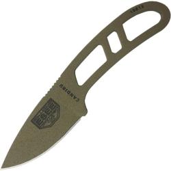 Couteau Fixe ESEE Candiru Kit Lame Acier 1095 Manche Acier Dark Earth &Eacute;tui USA ESCANDEKIT