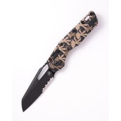 Couteau Microtech MSI Lame Acier M390MK Manche Polym&egrave;re Camo RAM-LOK Made In USA MCT210T2PMCWCZ4