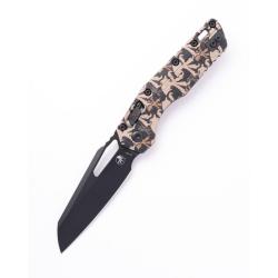 Couteau Microtech MSI Lame Acier M390MK Manche Polym&egrave;re Camo RAM-LOK Made In USA MCT18035