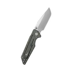 Couteau KB Knives Relentless Lame Acier M390 Manche Titane Flamme Top Liner Lock KUB462F