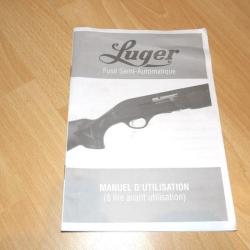 notice fusil LUGER &agrave; 7.00 Euros !!!!!!!!!! - VENDU PAR JEPERCUTE (RI144)